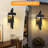 Modern Cross-Shaped Outdoor Wall Light,With 5 Color Temperatures, Waterproof Exterior Wall Sconce For Porch/Entryway(2-PACK)