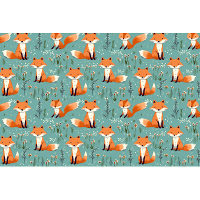 Fox Animal Green Bedding