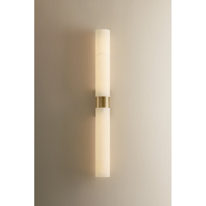 Tycho LED Wallchiere, 26.5" H x 2.75" W x 3.25" D, 2 Lights, 1000 lm