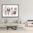 Purple Feather Set Print On Canvas