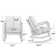 Kywaun 26'' Wide Modern Soft Arm Rocking Chair with Wooden Frame and Removable Cushion