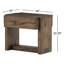 Perrin Nightstand-Rustic Fawn