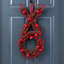 Couronne en forme de XO 24 po H Red