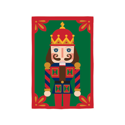 Nutcraker Applique House Flag