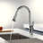 SUMERAIN Pull Down Kitchen Faucet Lead-free Stainless Steel Single Handle Kitchen Sink Faucet-114147333