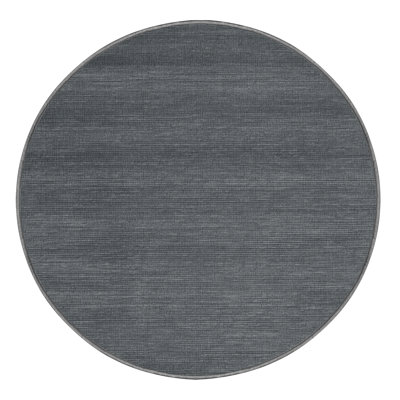 Tapis gris uni lavable à la machine
