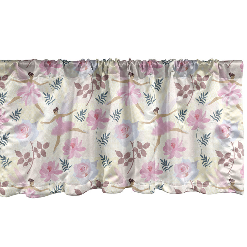 Ambesonne ballerine cantonnière, ensemble de 2 danseurs 92501, L 54 po x L 12 po