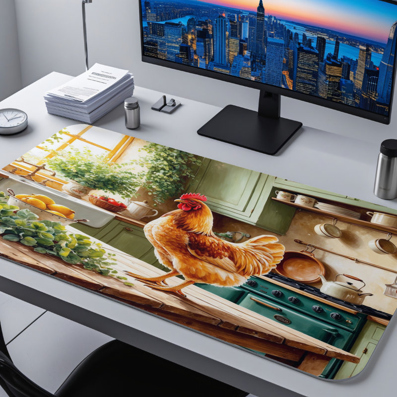 Polyester Desk Pad, 23.6x13.8