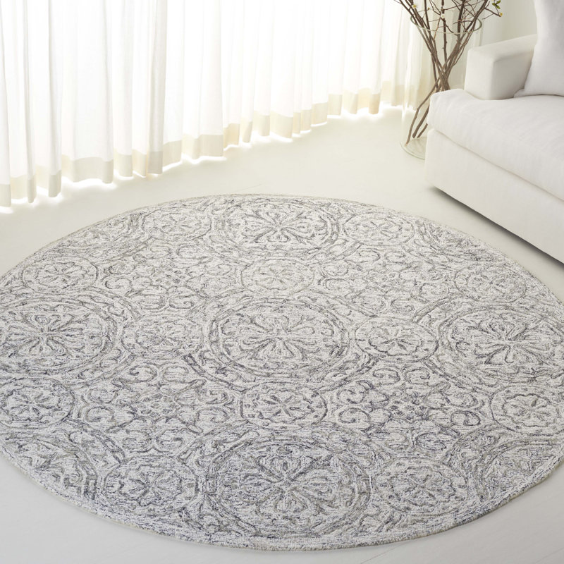 Tapis en laine, Rond 7 pi