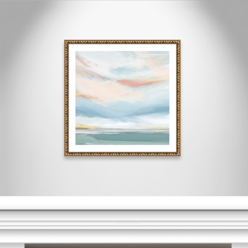 Sweetness I by Isabelle Z, 33.25" H x 33.25" W x 0.88" D, Gold Bead Framed Paper