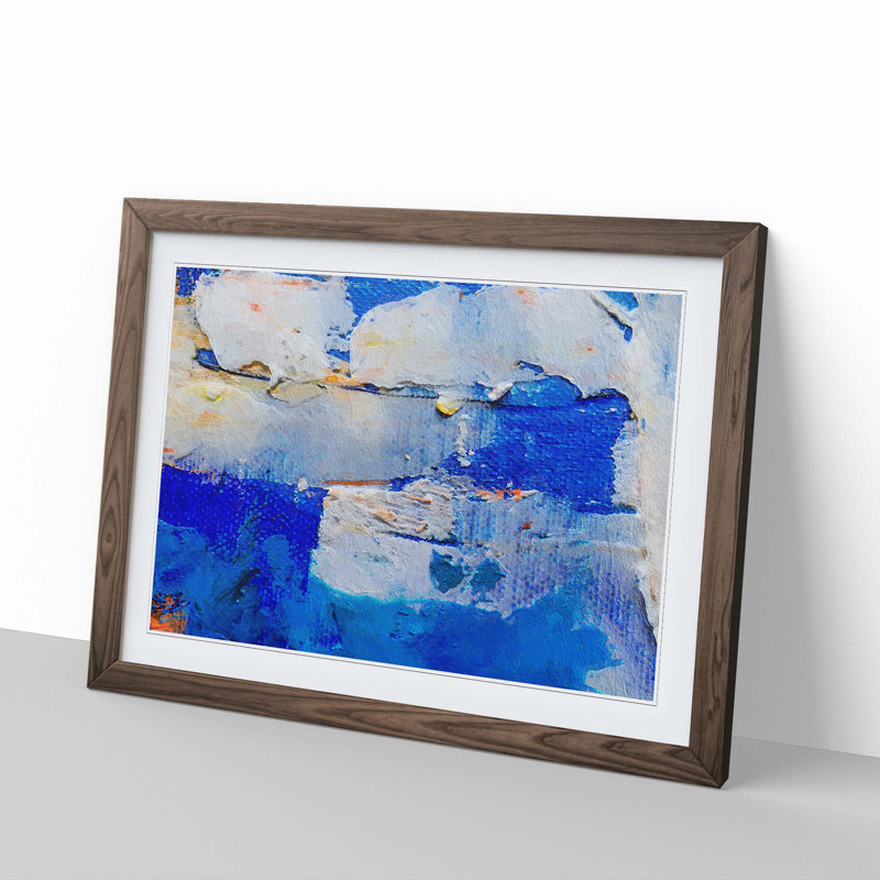 Abstract Vol.18 by S.Johnson - Framed Print, 33cm H x 45cm W x 2cm D, Walnut Framed