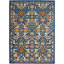 Tapis oriental bleu marine / jaune / blanc Whiteley-364385882