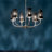 6 - Light Steel Dimmable Chandelier