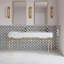 12" x 0.56" Marble Bullnose Tile Trim