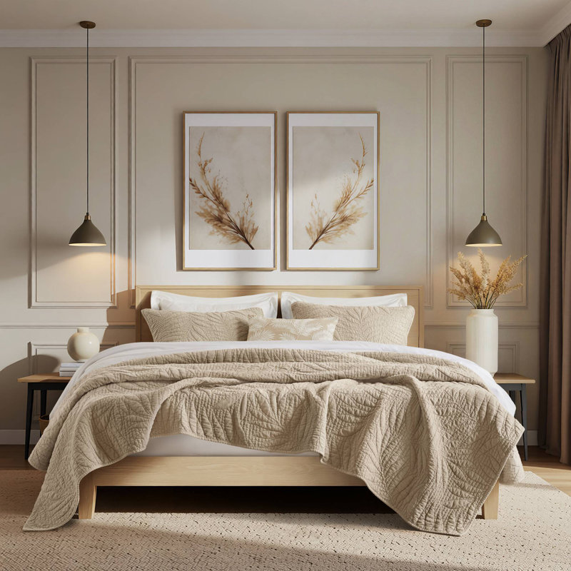 Ensembles de literie respirante en coton pour grand lit