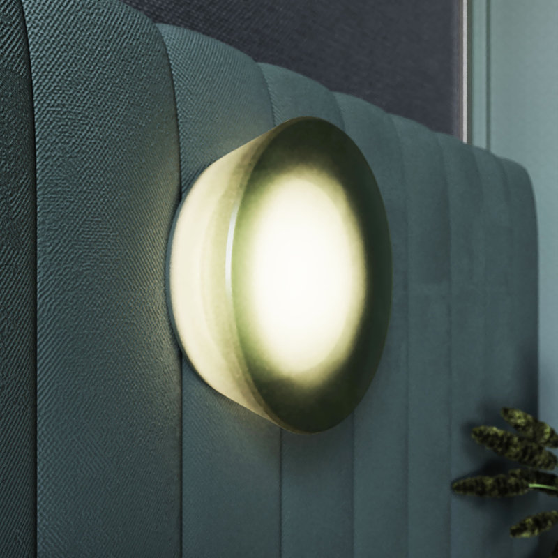 Applique murale / applique murale Mist, Mousse, Rond