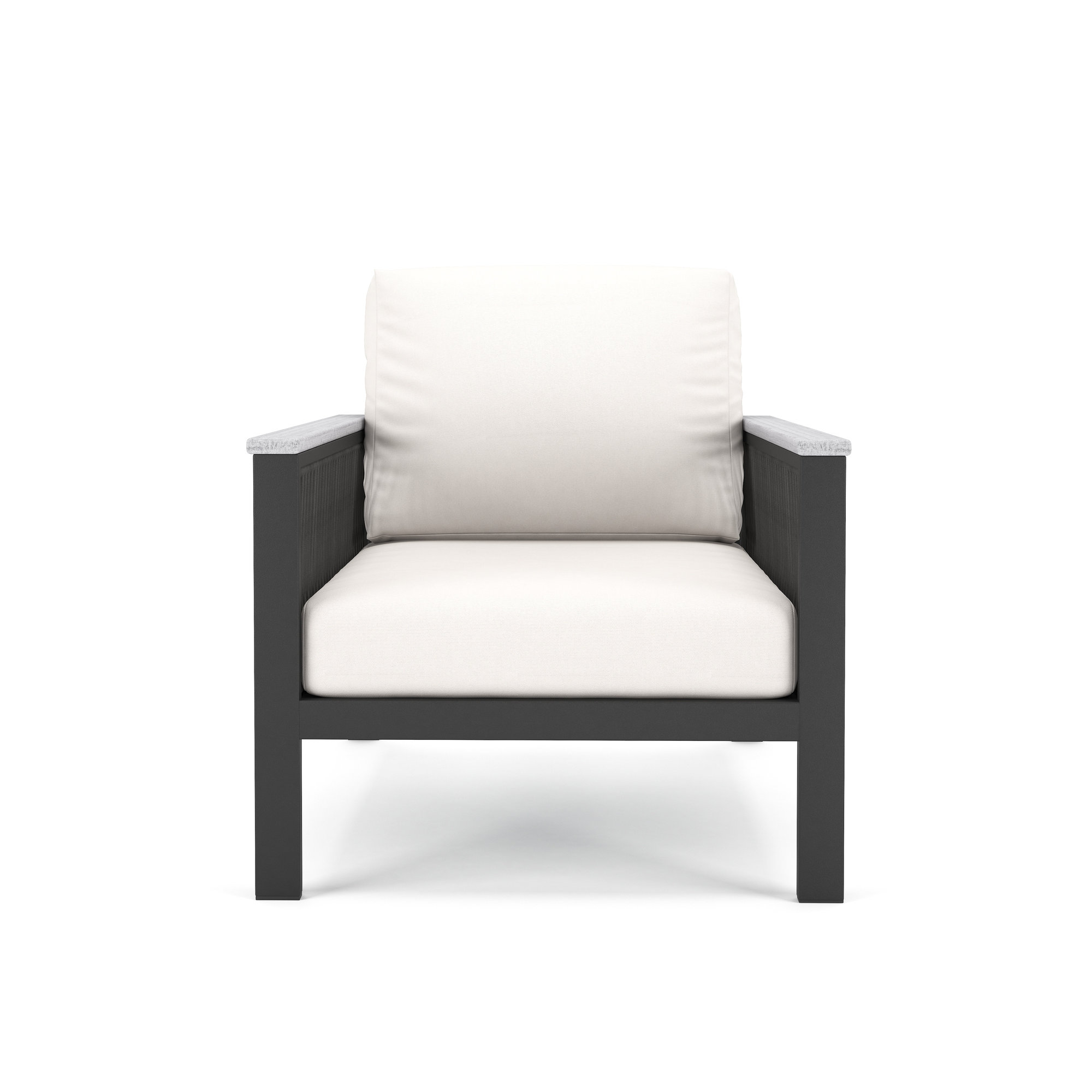 Townsend Patio Chair with Sunbrella® Cushions, Canvas White Sunbrella® Canvas