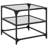 vidaXL Coffee Table Black Engineered Wood Small Coffee Table Square-685073530-685073524