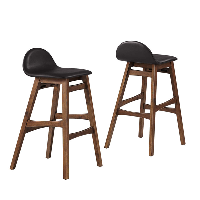 Tabouret Modway Juno, Tabouret de bar (siège d’une hauteur de 30 po), Brun