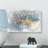 Yellow Jellyfish In Abstract - Wrapped Canvas Print-55302272