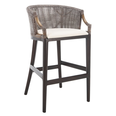 Grifton Solid Wood Saddle Seat Bar Stool