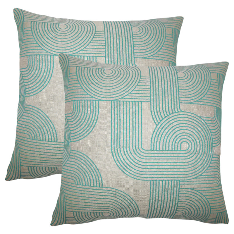 Coussin décoratif géométrique 