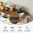 Rolling Kitchen Island Cart With Butcher Block Top – Portable Workstation With Storage Shelves & Locking Wheels