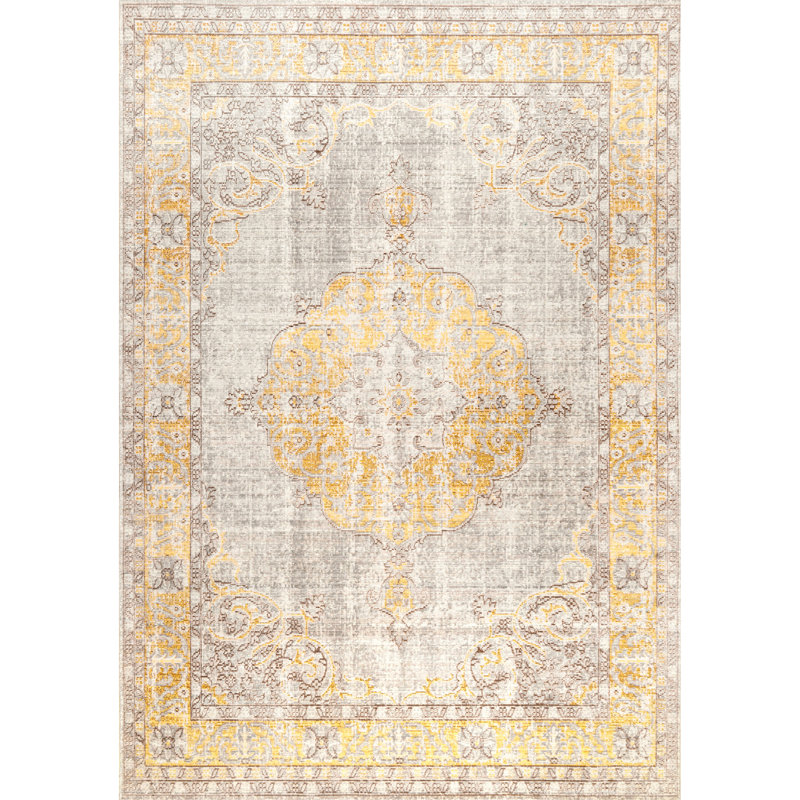 Ermanno Oriental Indoor Rug, Rectangle 4'3" x 6'6"