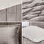 Très grand luxe à l'édredon, duvet gris 18 po x 18 po, confortable, lavable à la machine