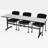 Aubin Rectangle Flip Top Training Table and Chair Set-1688310294-1688310498