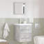 Bathroom Cabinet with Mirror Vanity Unit Sink Cabinet Engineered Wood-651576920