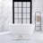 66.9'' x 29.5'' Freestanding Soaking Acrylic Bathtub
