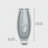 A 35.82-Inch U-Shaped Tall Silver Glass/Acrylic Vase With A Crushed Diamond Effect. Featuring A Transparent Glass Body, This Modern Decorative Mirror Vase Is A Large Piece For Home Decor In Living Rooms, Entrances, Or Offices.