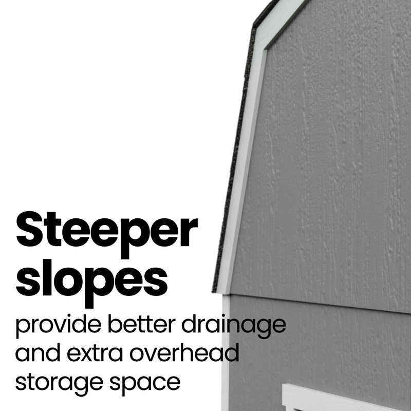 Braymore 10 ft. W x 18 ft. D Wood Storage Shed With Floor, No