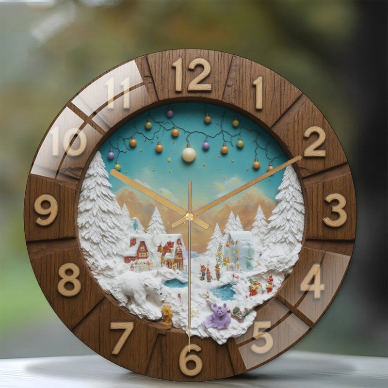 Horloge murale 12 po