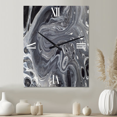 Horloge murale abstraite