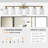 6- Golden Bathroom Vanity Lamp Fixture, Frosted Glass Shades, Modern Wall Mounted Lighting,-1228305321-1228305320-1228305326