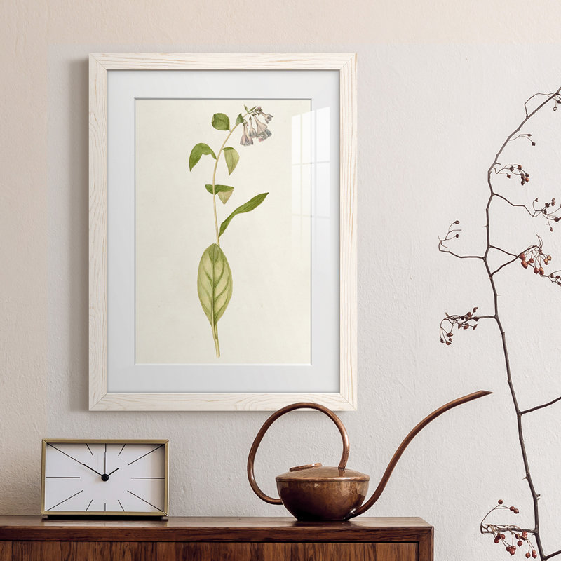 Mauve Garden Flowers IV - peinture encadrée, H 24 po x l 20 po x P 1 po, Cadre blanc