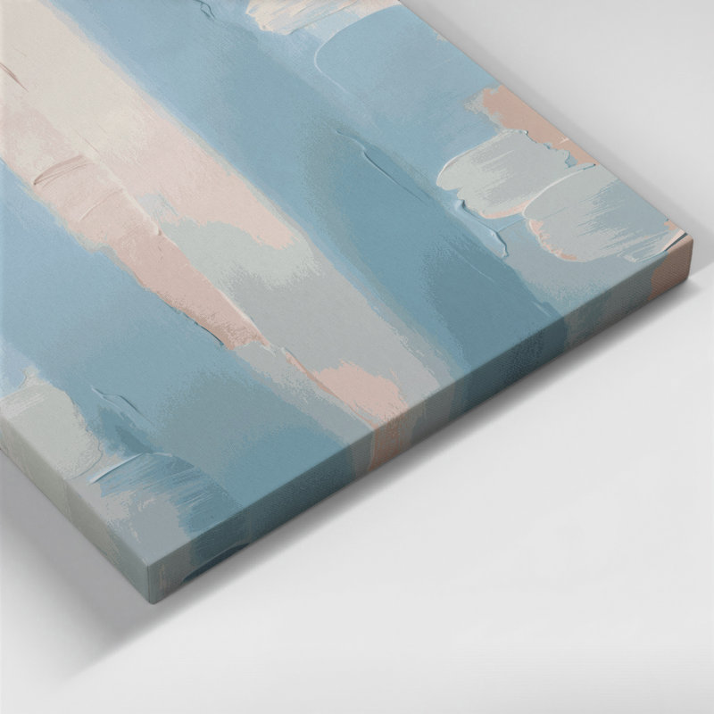 «Abstract Color Field 25», art mural sur toile grise, H 20 po x l 16 po