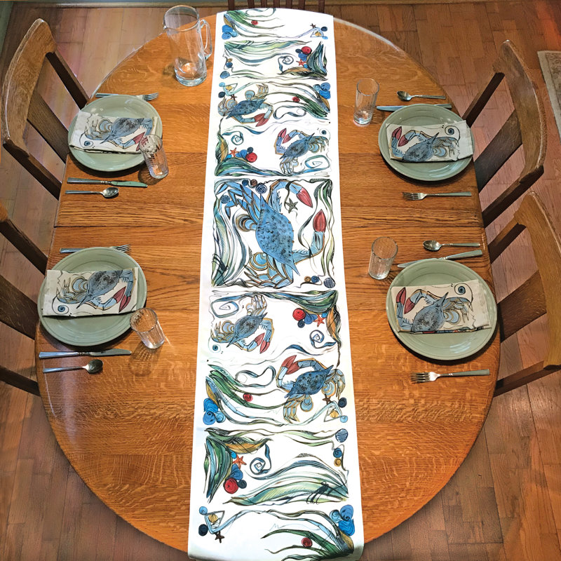 Chemin de table crabe Volz