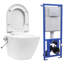 LaJuante Soft Close D-Shape Toilet Seat-185549706