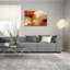  «Falling Leaves» par Silvia Vassileva, art mural en verre acrylique, 36 po x 24 po