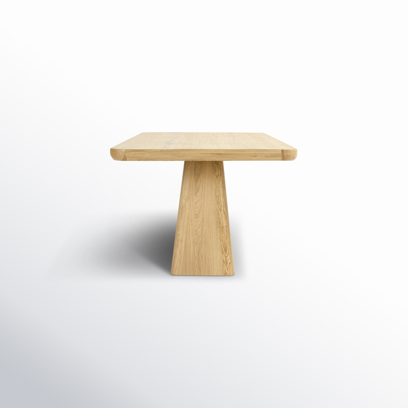 Lowell Oak Dining Table, Natural, 30" H x 71" L x 39" W