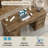 Buckhorn 58'' W Computer Desk with Outlet and 5 Drawers,Large Storage Cabinet for Home Office-1101708995