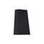 7.5" W Integrated LED Outdoor Night Sky Friendly Enclosed Rectangular Wall Lantern in Black-107178916