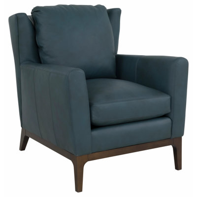Ballast Leather Wingback Chair