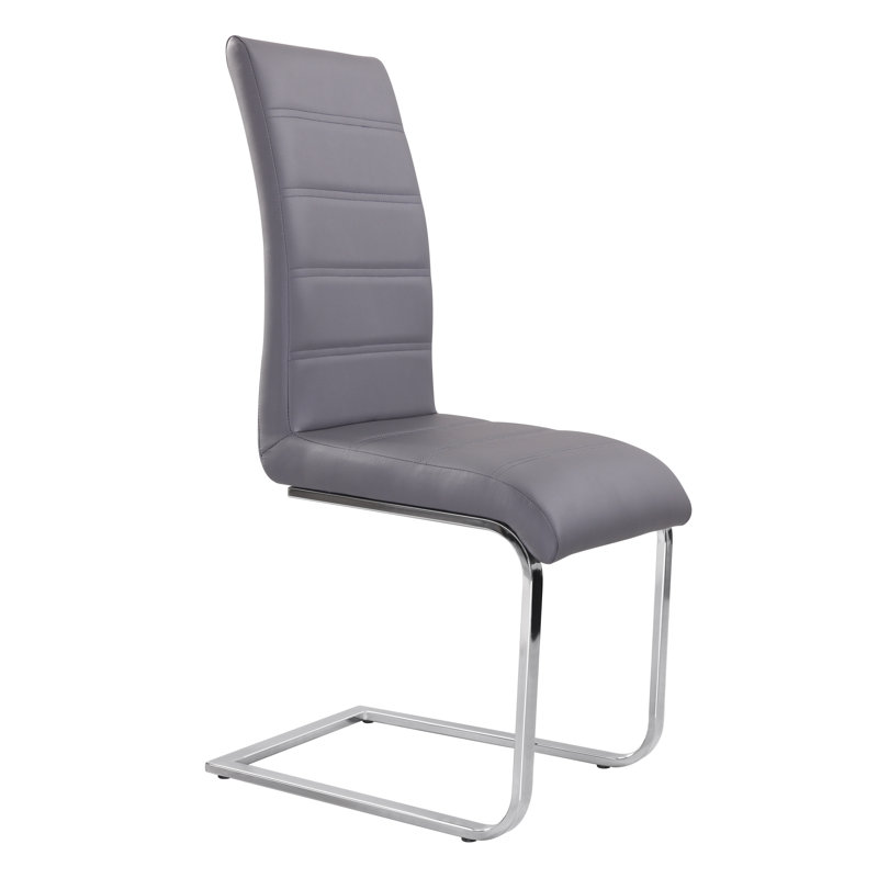 Remi 48.2cm H Upholstered Side Chair, Grey