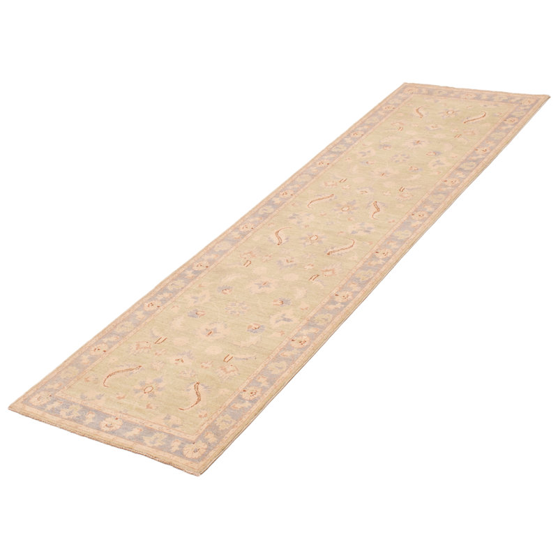 Tapis vert clair unique de 2 pi 8 po x 9 pi 9 po Callendale