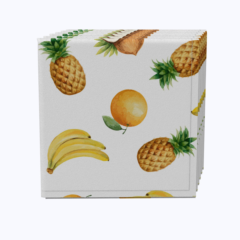 100% Cotton No Pattern Square Napkin