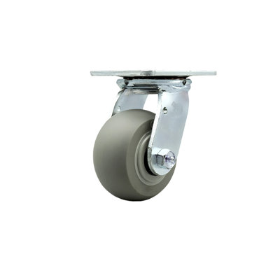 Thermoplastic Rubber Wheel Swivel Caster with Ball Bearing